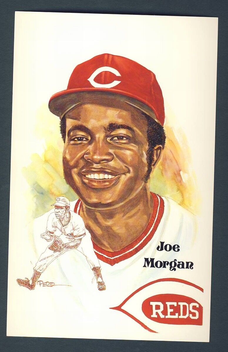 Joe Morgan Cincinnati Reds Unsigned Perez-Steele 11th Series Postcard 124280