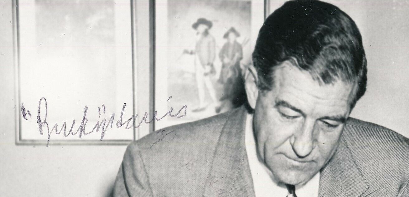 Bucky Harris Washington Senators Signed/Autographed 8x10 B/W Photo PSA/DNA
