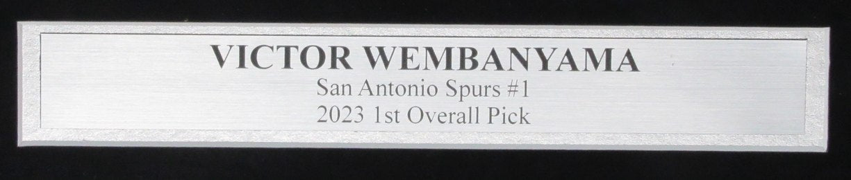 Victor Wembanyama San Antonio Spurs Autographed 16x20 Framed Photo Fanatics 6110