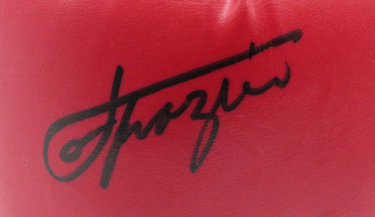 Joe Frazier Signed/Autographed Left Red Everlast Boxing Glove PSA/DNA 190222