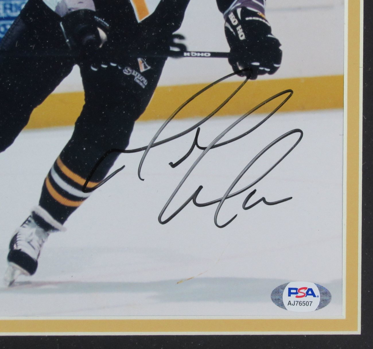 Mario Lemieux HOF Autographed 8x10 Photo Collage Penguins Framed PSA/DNA 182047