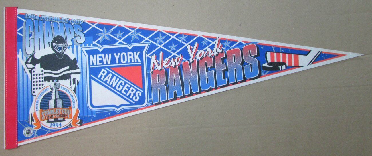 1994 New York Rangers Stanley Cup Champions 12X30 inch Pennant 155526