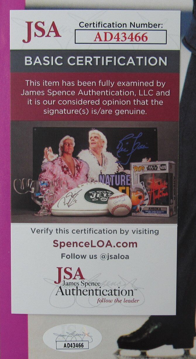 Todd Eldredge Autographed 8x10 Magazine Photo Olympic USA Figure Skating JSA