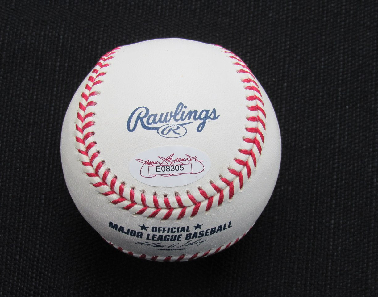 Brian Cashman Signed/Auto Yankees 100th OML Baseball JSA Inscr 187153