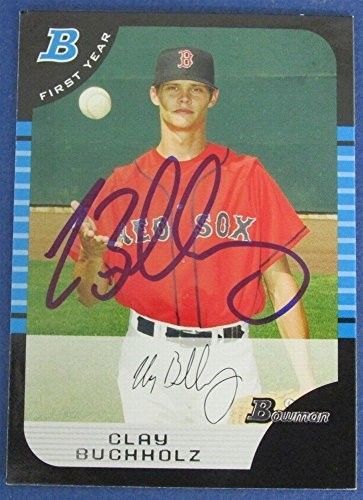 Clay Buchholz Red Sox Signed/Autographed 2005 Bowman Baseball Card #BDP81 123806