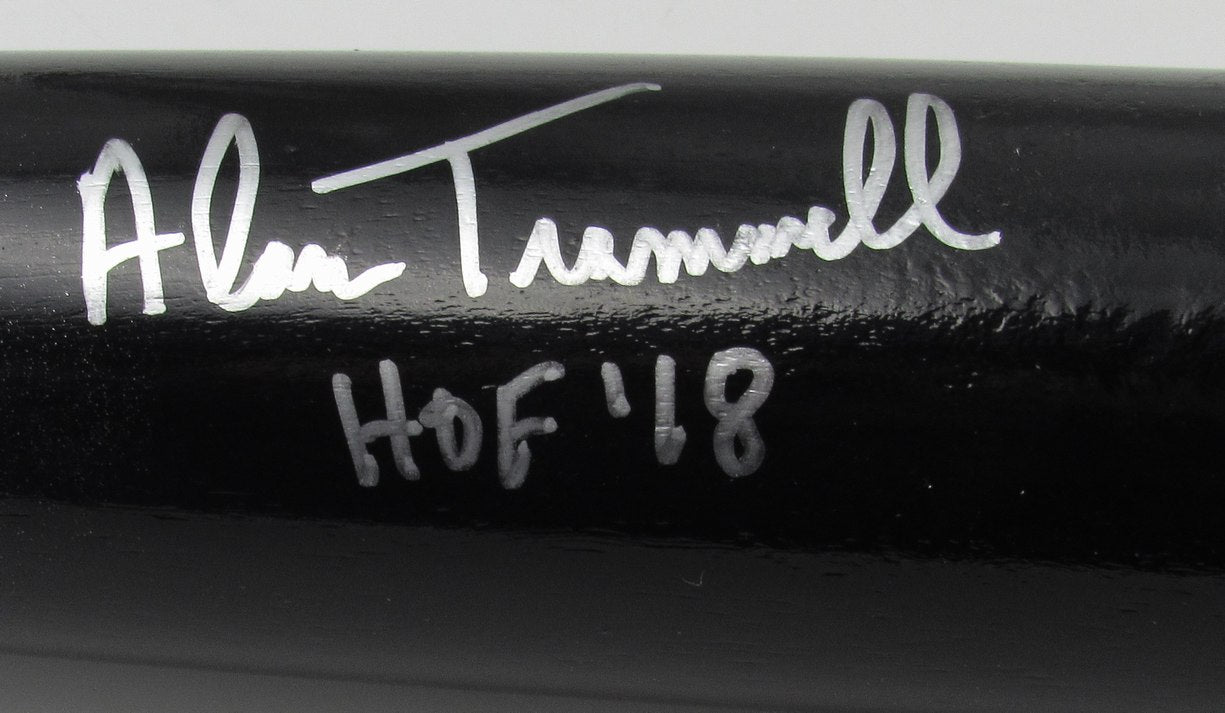 Alan Trammell HOF Autographed/Inscribed Rawlings PRO Bat Tigers JSA 183638