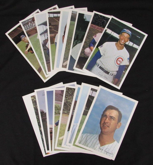 1969 Chicago Cubs Team Set of (20) Jewell Tea 6x9 Photos Banks/Jenkins 180861