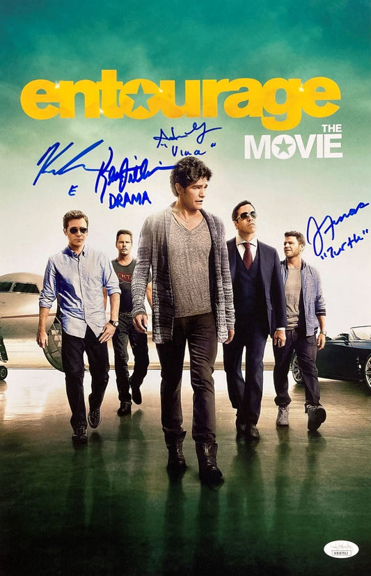 Entourage Cast Signed 11x17 Entourage Photo Adrien Grenier & Others JSA ITP 4999