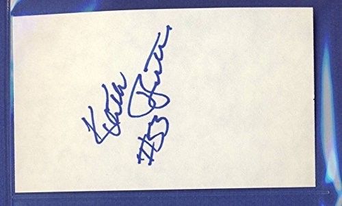 Keith Butler Seahawks Signed/Autographed 3x5 Index Card