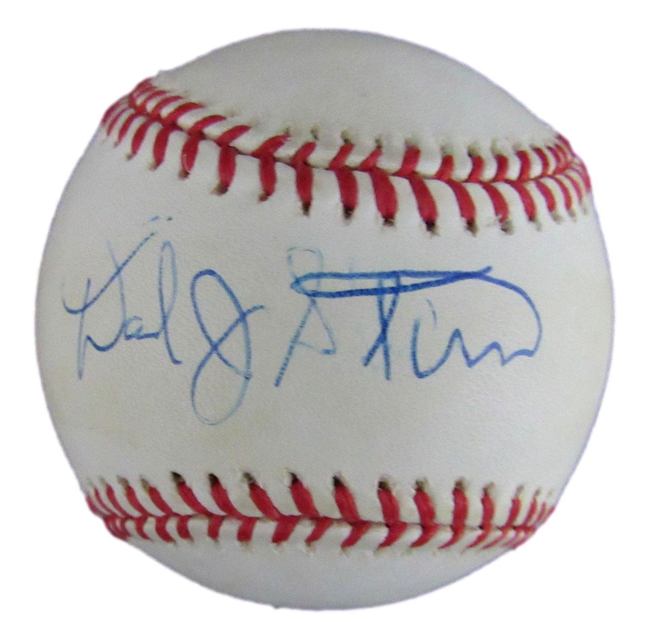 David Stern Autographed OAL Baseball Milwaukee Brewers Executive JSA