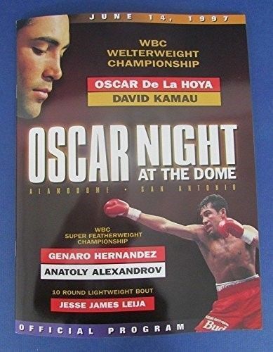 Oscar De La Hoya David Kamau Official Program June 14 1997 122187