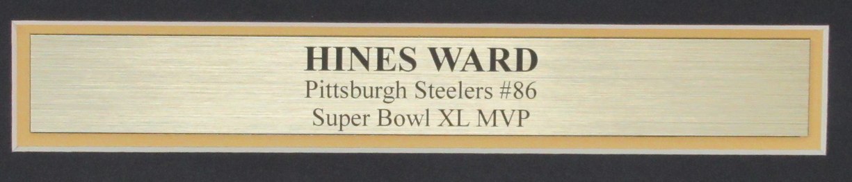 Hines Ward Signed/Autographed 11x14 Photo Pittsburgh Steelers Framed JSA 192370