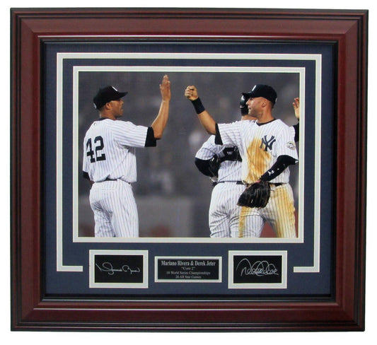 Derek Jeter/ Mariano Rivera Yankees "Core 2" 11x14 Framed Photo w/Laser