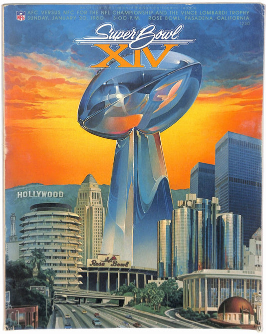 Super Bowl XIVl Game Program Los Angeles Rams vs. Pittsburgh Steelers 182083