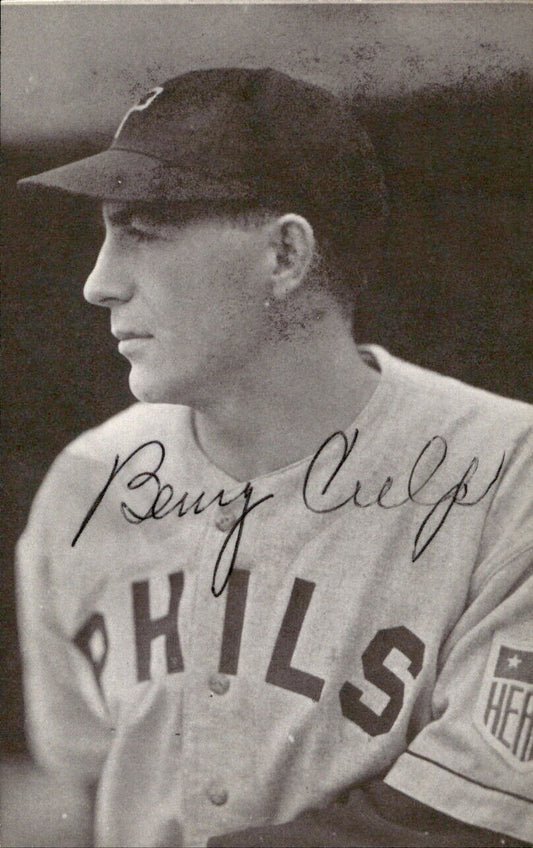 Benny Culp Phillies d. 2000 Signed/Autographed 3x5  Photo 178162