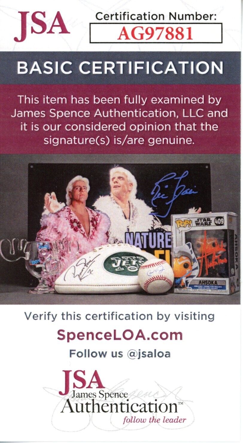 George Musso HOF Autographed Goal Line Art GLAC Postcard Bears JSA