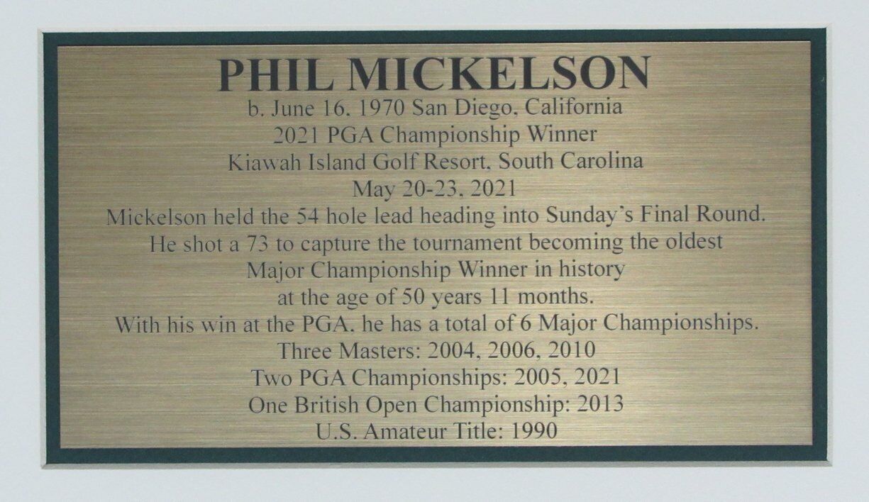 Phil Mickelson 2021 PGA Champion Photo Collage Framed 161198