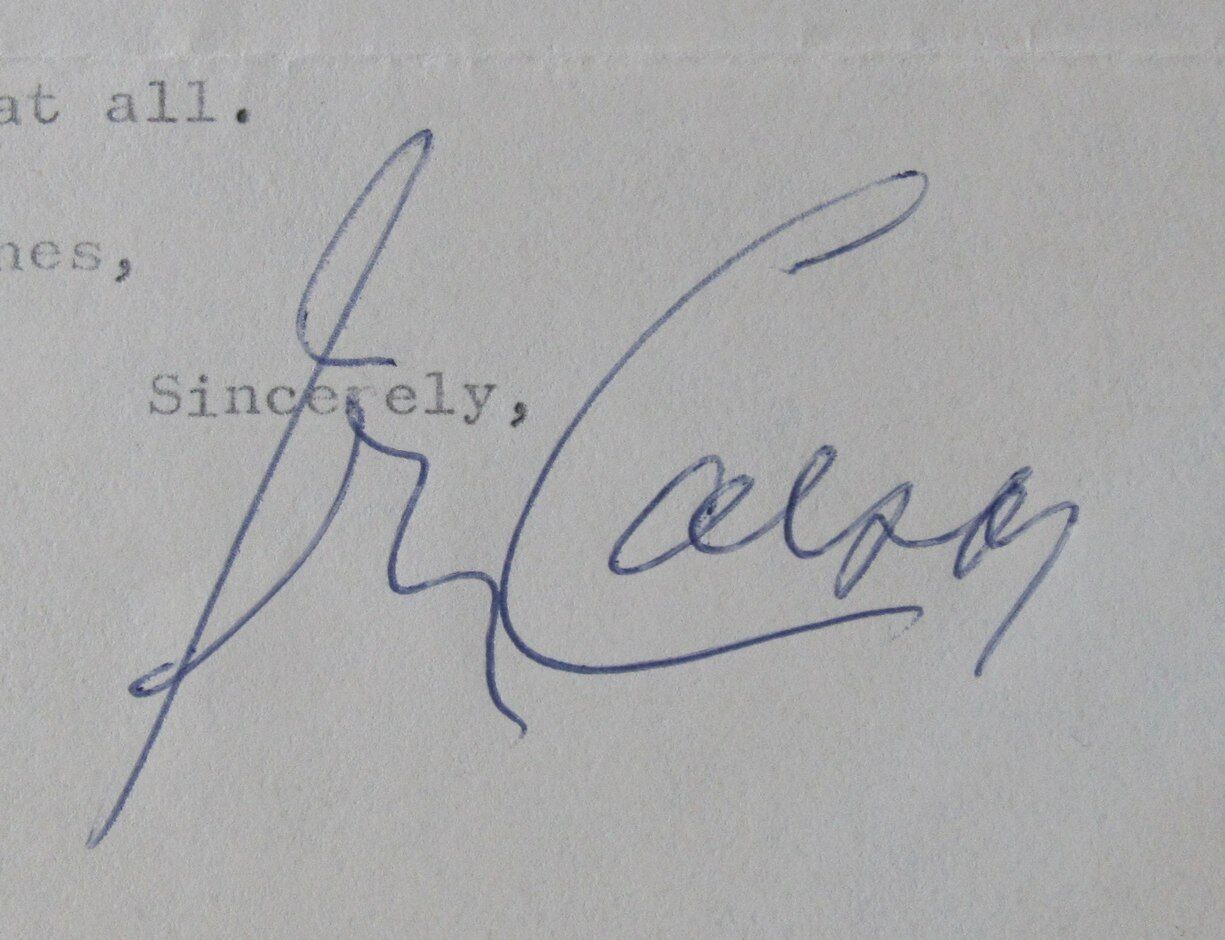 Irving Caesar Lyricist Autographed 1972 TLS Typed Letter Signed PSA/DNA 177046