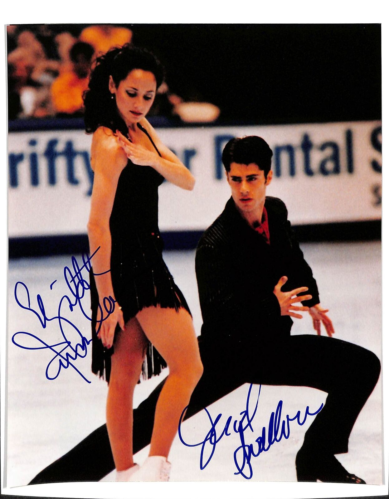 Punsalan and Swallow 5X US Ice Dancing Champs Signed 8x10 Photo 180579