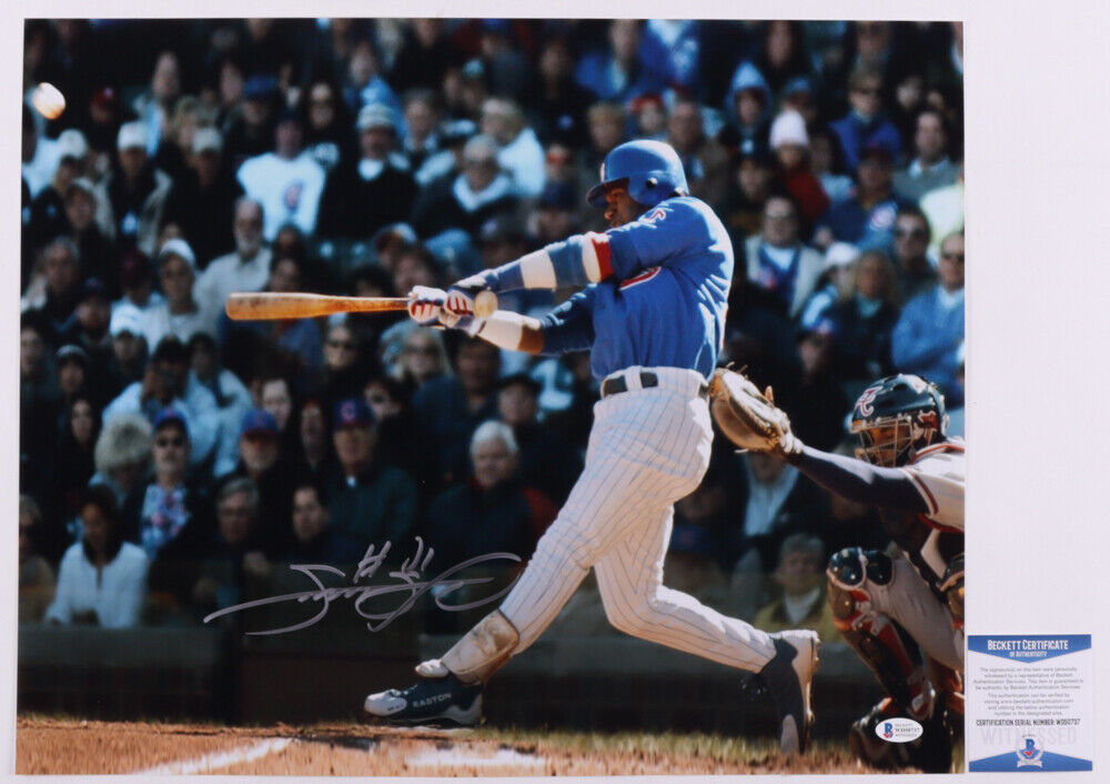 Sammy Sosa Chicago Cubs Signed/Autographed 16x20 Photo Beckett 161600