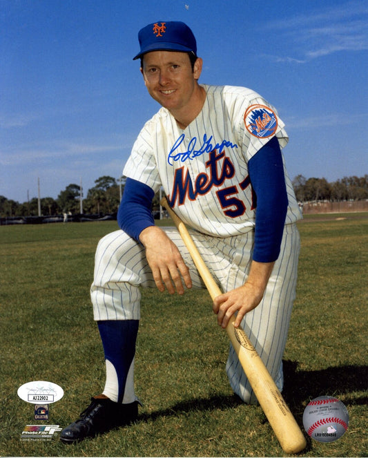 Rod Gasper Autographed 8x10 Photo New York Mets JSA 177846