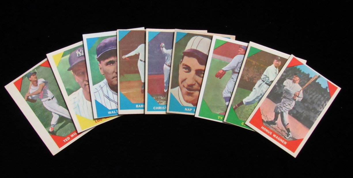 1960 Fleer Baseball Greats Complete Set (79) Ruth, Williams, Gehrig, Cobb190558