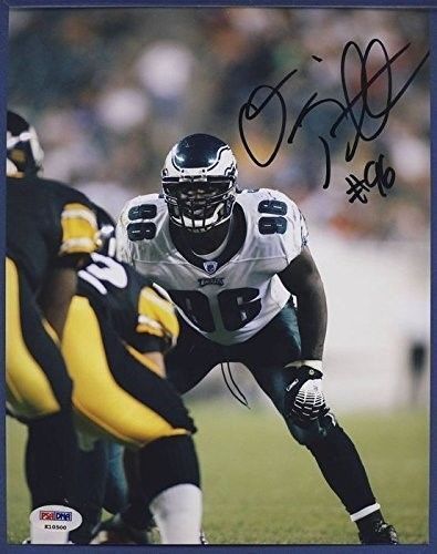 OMAR GAITHER Eagles Auto/Signed 8x10 Photo PSA/DNA 133125