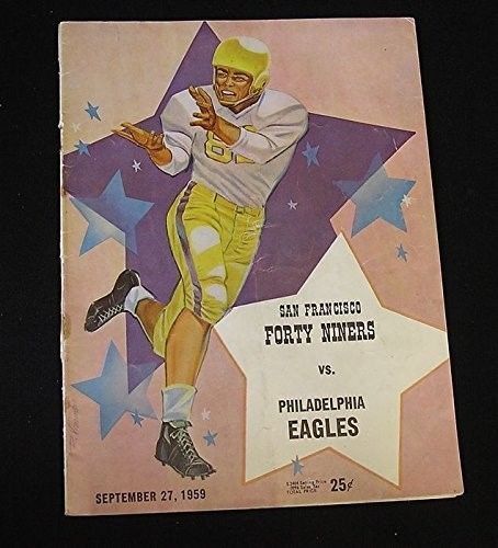 1959 SF Forty-Niners v. PHL Eagles NFL Football Program