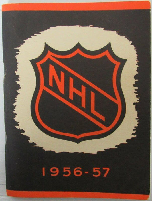 1956-1957  NHL Media Fact Book Press and Radio Guide 143319