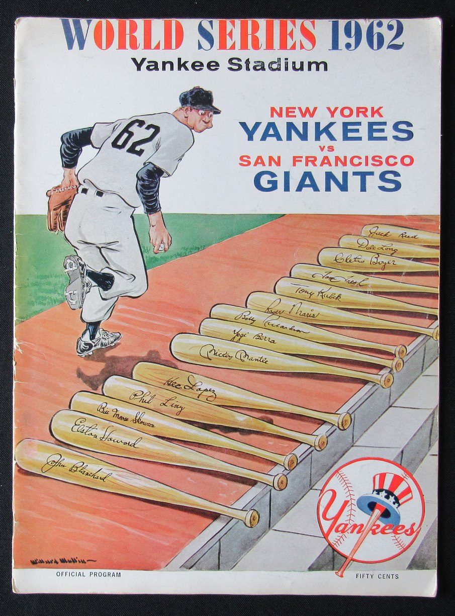 1962 World Series Program New York Yankees vs. San Francisco Giants 183846