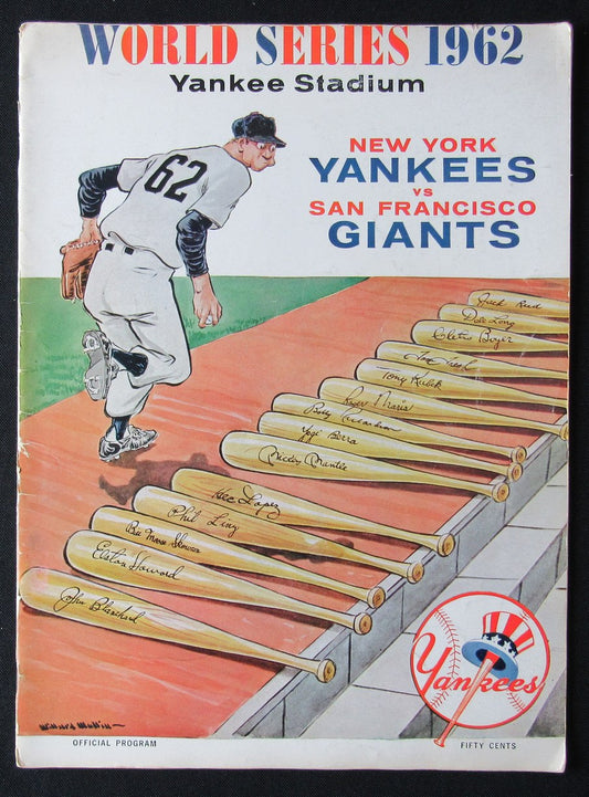 1962 World Series Program New York Yankees vs. San Francisco Giants 183846