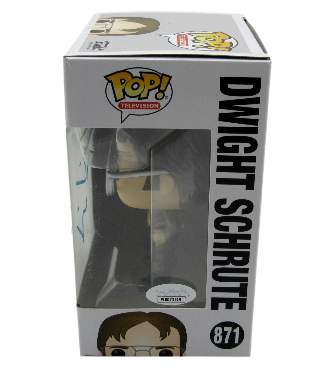 Rainn Wilson Autographed Funko Pop! #871 Figurine "The Office" JSA 184718