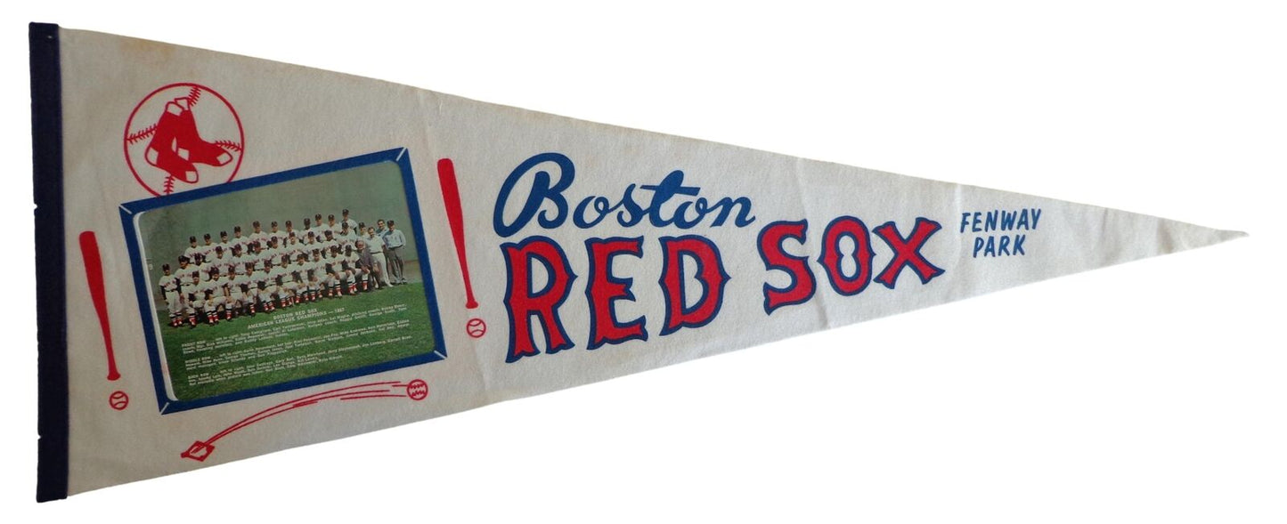 Vintage 1967 Boston Red Sox American League Champs 30x12 Felt Pennant