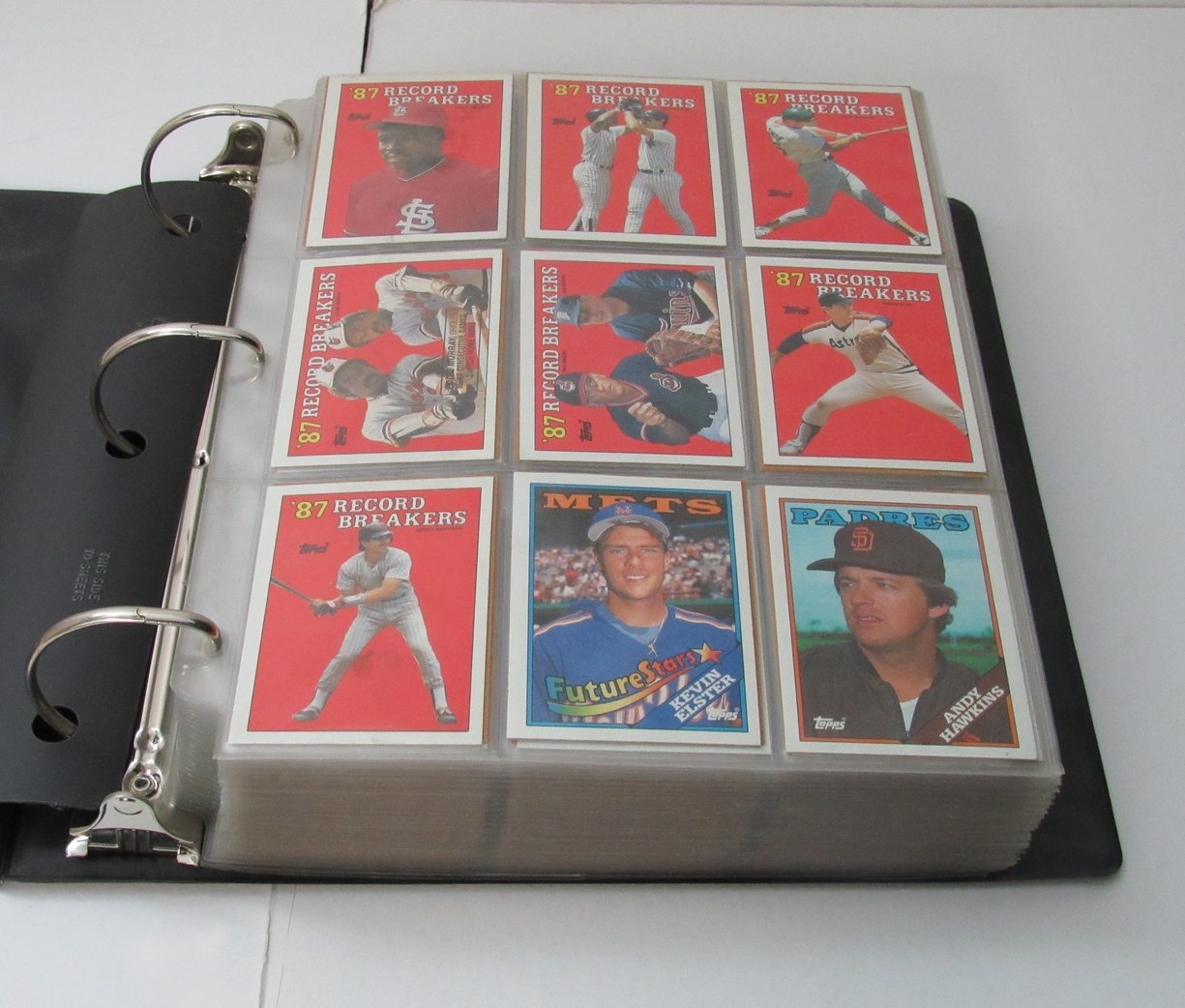 1988 Topps Complete Baseball Set (792) In Binder w/Pages 192011