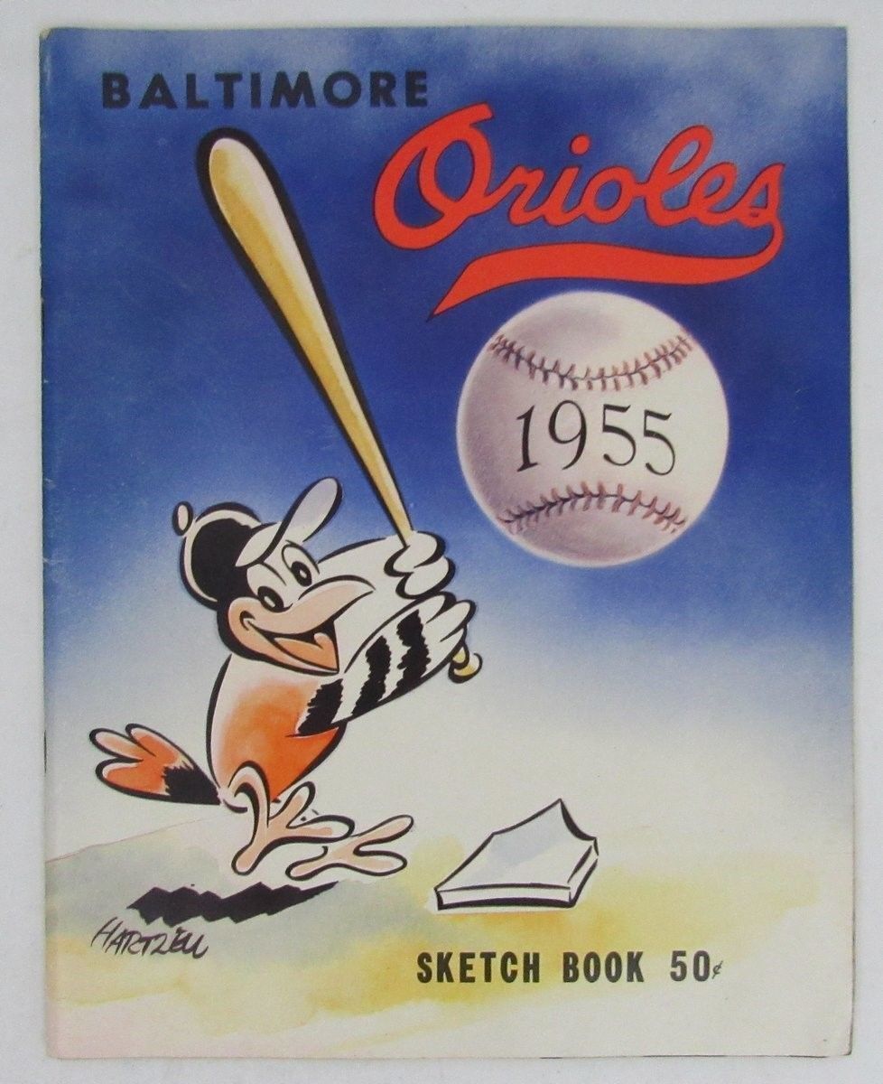 1955 Baltimore Orioles Official Baseball Yearbook 128956