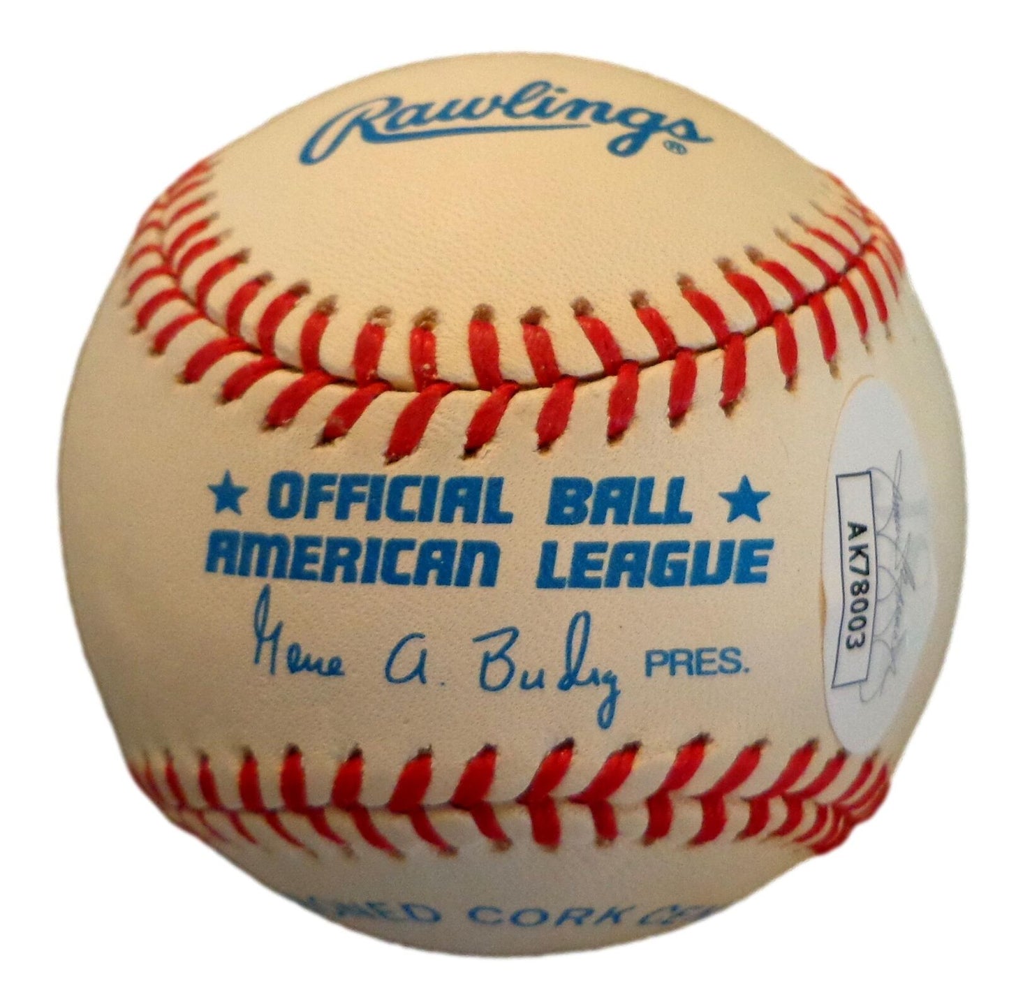 Bob Feller HOF Autographed/Inscribed OAL Baseball Cleveland Indians JSA 180823