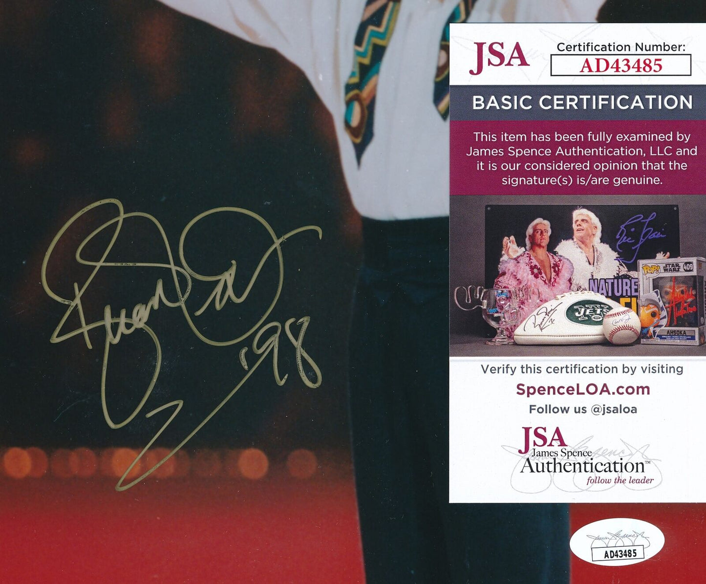 Brian Orser Autographed 8x10 Photo Olympic USA Figure Skating JSA