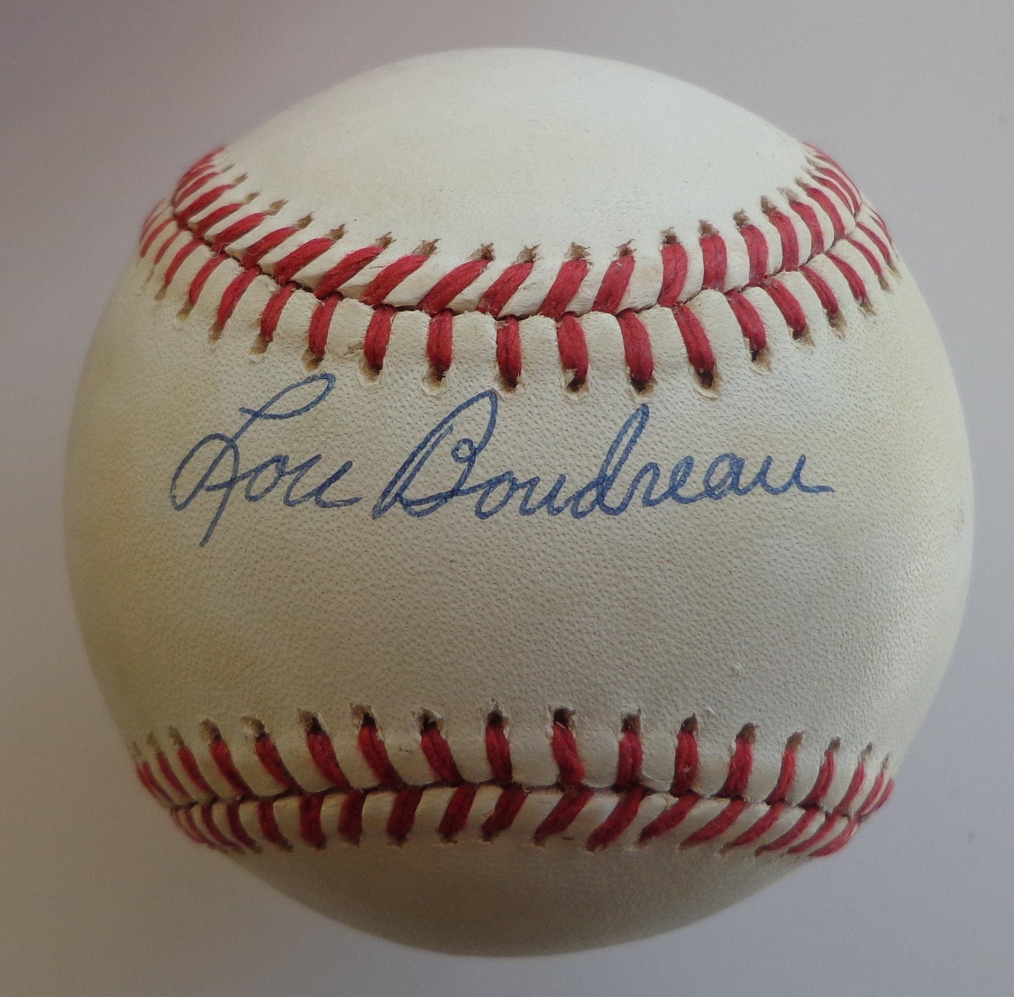 Lou Boudreau HOF Signed/Autographed OAL Baseball Cleveland Indians JSA 191812