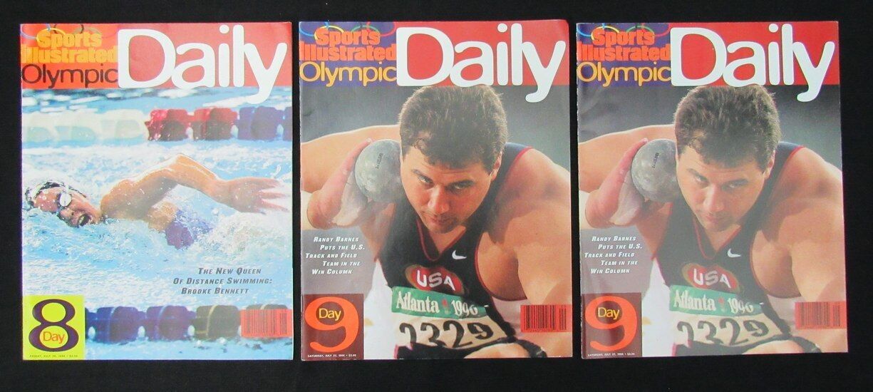 Lot of 9 Sports Illustrated 1996 Atlanta Olympics Daily/Kukoc, Dawes 1818808