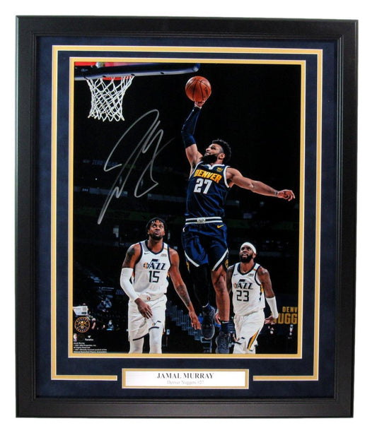 Jamal Murray Autographed 16x20 Photo Denver Nuggets Framed Fanatics 180804