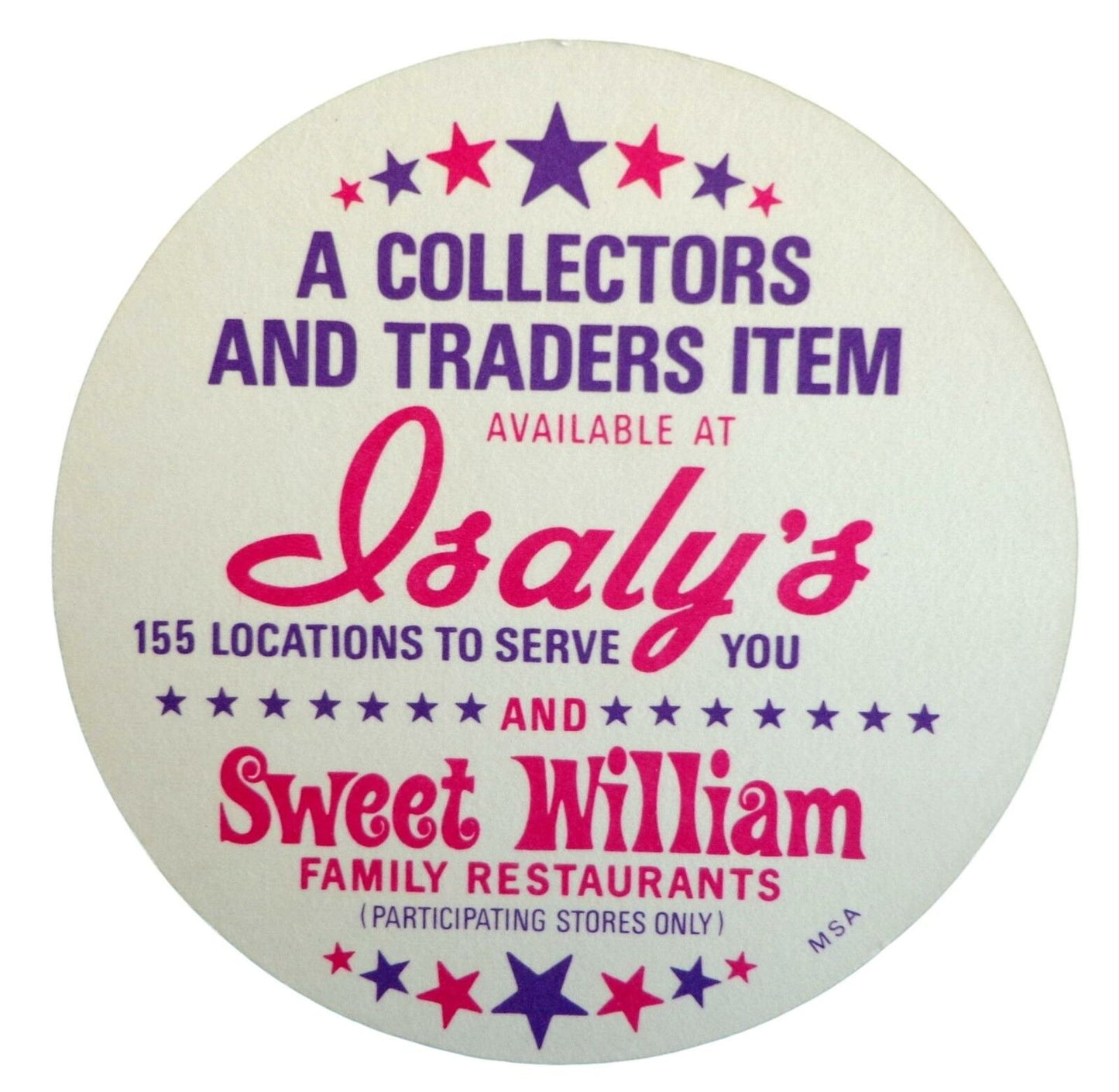 Lot of 22 - 1976 MSA Isaly's Discs Bob Watson Houston Astros Gem Mint 153983