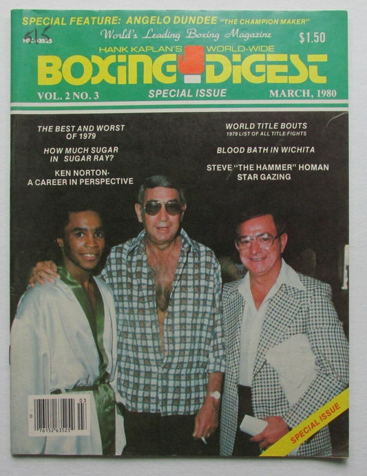 March 1980 Boxing Digest Magazine Sugar Ray Leonard 167881