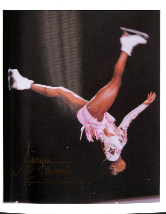 Suraya Bonaly 5X European Women's Figure Skating Champ Signed 8x10 Photo 180488