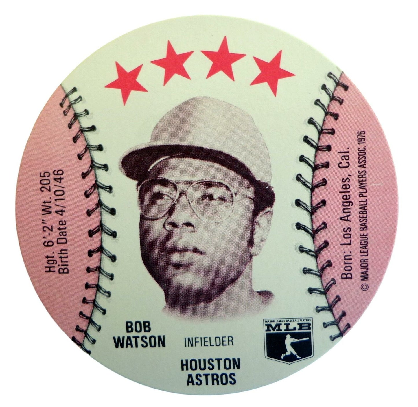 Lot of 22 - 1976 MSA Isaly's Discs Bob Watson Houston Astros Gem Mint 153983