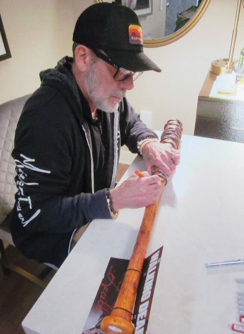 Jeffrey Dean Morgan Negan Autographed Lucille Replica Bat "The Walking Dead" JSA