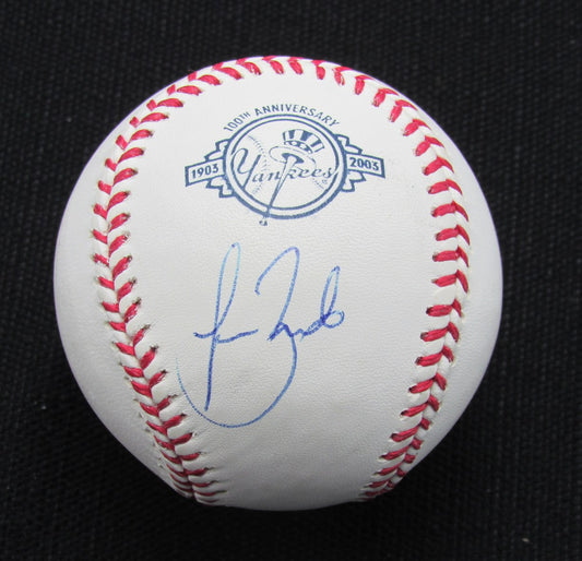 Todd Ziele Signed/Auto Yankees 100th OML Baseball MAB 187065