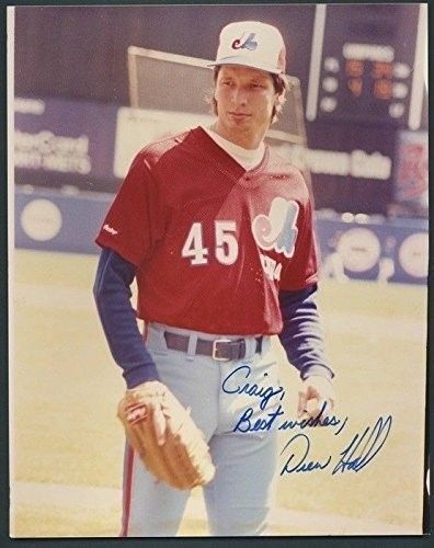 Drew Hall Montreal Expos Signed/Autographed 8x10 Photo 120524