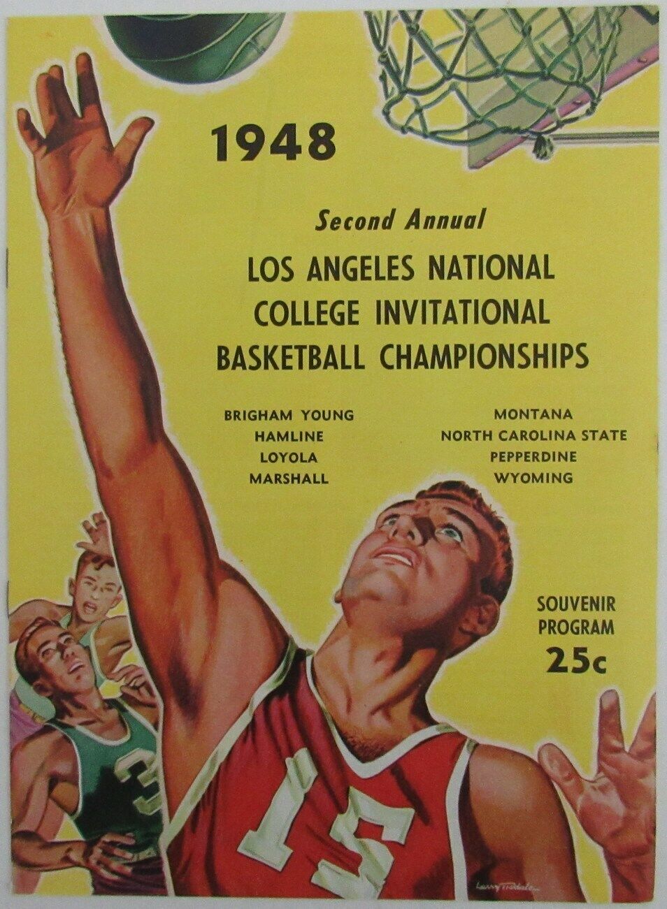 1948 LA National College Basketball Championships Program 156527