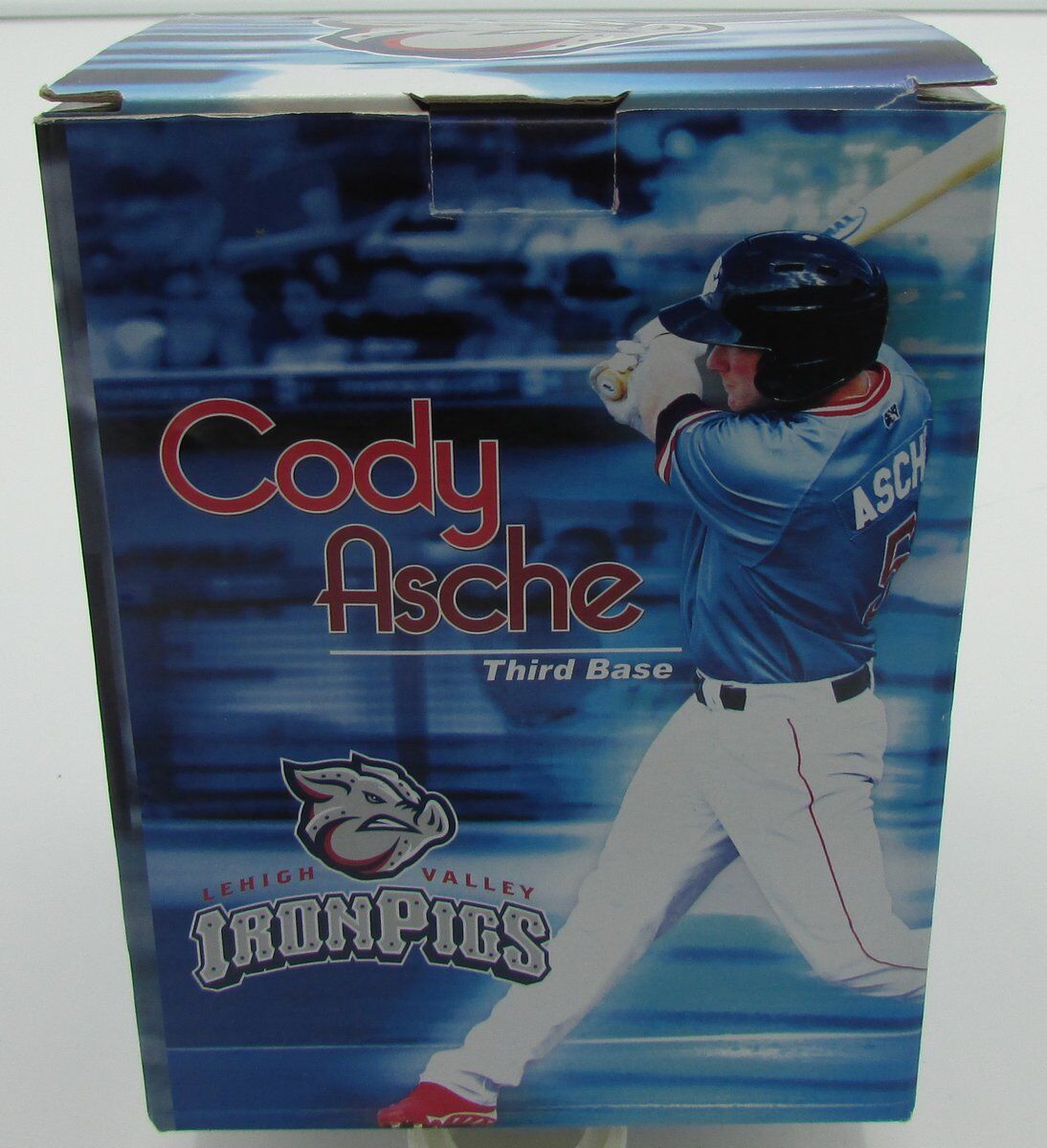 Cody Asche Lehigh Valley Iron Pigs Bobblehead in box SGA 141160