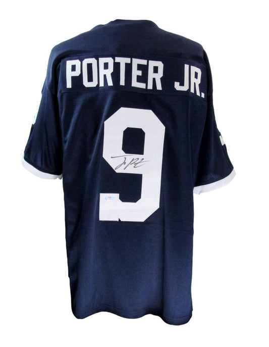 Joey Porter Jr. Autographed Custom Football Jersey Penn State PSA/DNA 177733